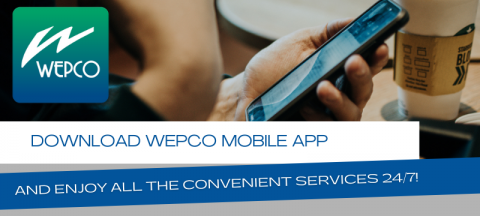 Download the WEPCO Mobile app